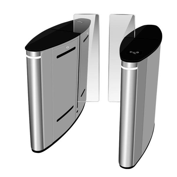 20p/m-25p/m Single Lane Flap Barrier Turnstile With Sliding Baffle