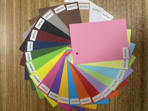 Multi Color Cardboard Paper A4 Size Art Printing Paper Kaolinite Coating