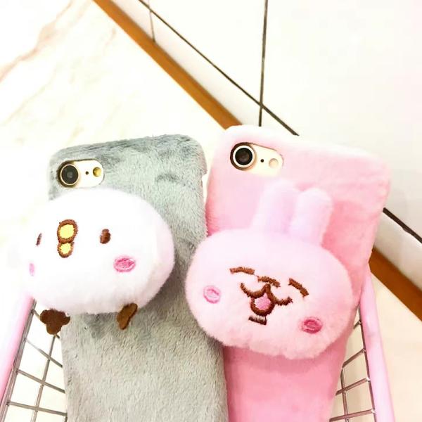 Hard PC Kana Hera Small Animal 3D Doll Plush Cover Cell Phone Case For iPhone 7 Plus 6s