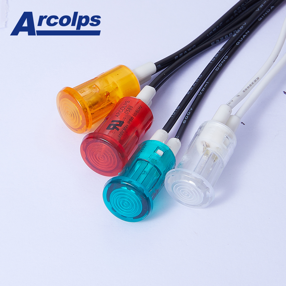 KEMA Approval Plastic Indicator Lights 6V-380V Power Indicator Light