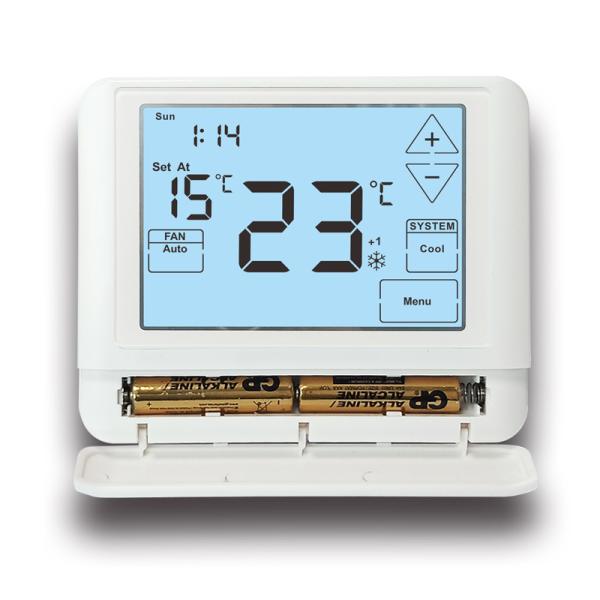 24V LCDタッチスクリーン 週間プログラム可能 デジタル暖房サーモスタット