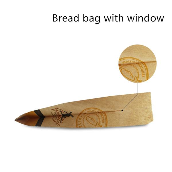 Устранимым покрытые PE бумажные мешки упаковки хлеба 50gsm