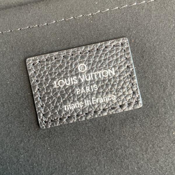 Designer Louis Vuitton Pochette Jour GM Cuir Taurillon Leather In Black Noir Purses