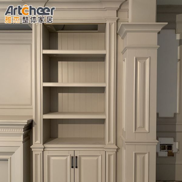 European Style Solid Wood Wardrobe and Closet with Customized Size for Modern Homes
