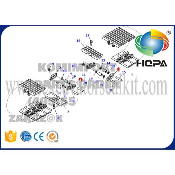 20Y-32-11123 Track Link Undercarriage Parts For Komatsu Excavator