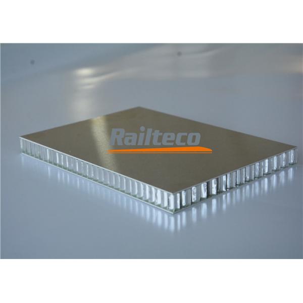 Fire Resistant Passenger Train Interior , Aluminum Honeycomb Board