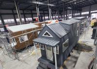 Australia Estándar Mejor China Prefabricada Casa Pequeña en Ruedas Listo para el Envío