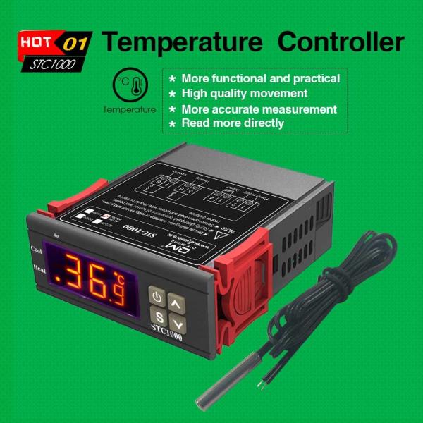 10A LCD Display Digital Humidity Controller NTC Sensor AC 110V-220V Monitoring Regulator