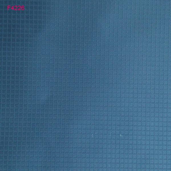 F4221 100%polyester imitation memory fabric 75DX75D wr pu coating for jacket