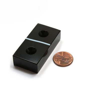 Powerful NdFeB Block Rectangular Magnets With Countersink Holes For Fixture