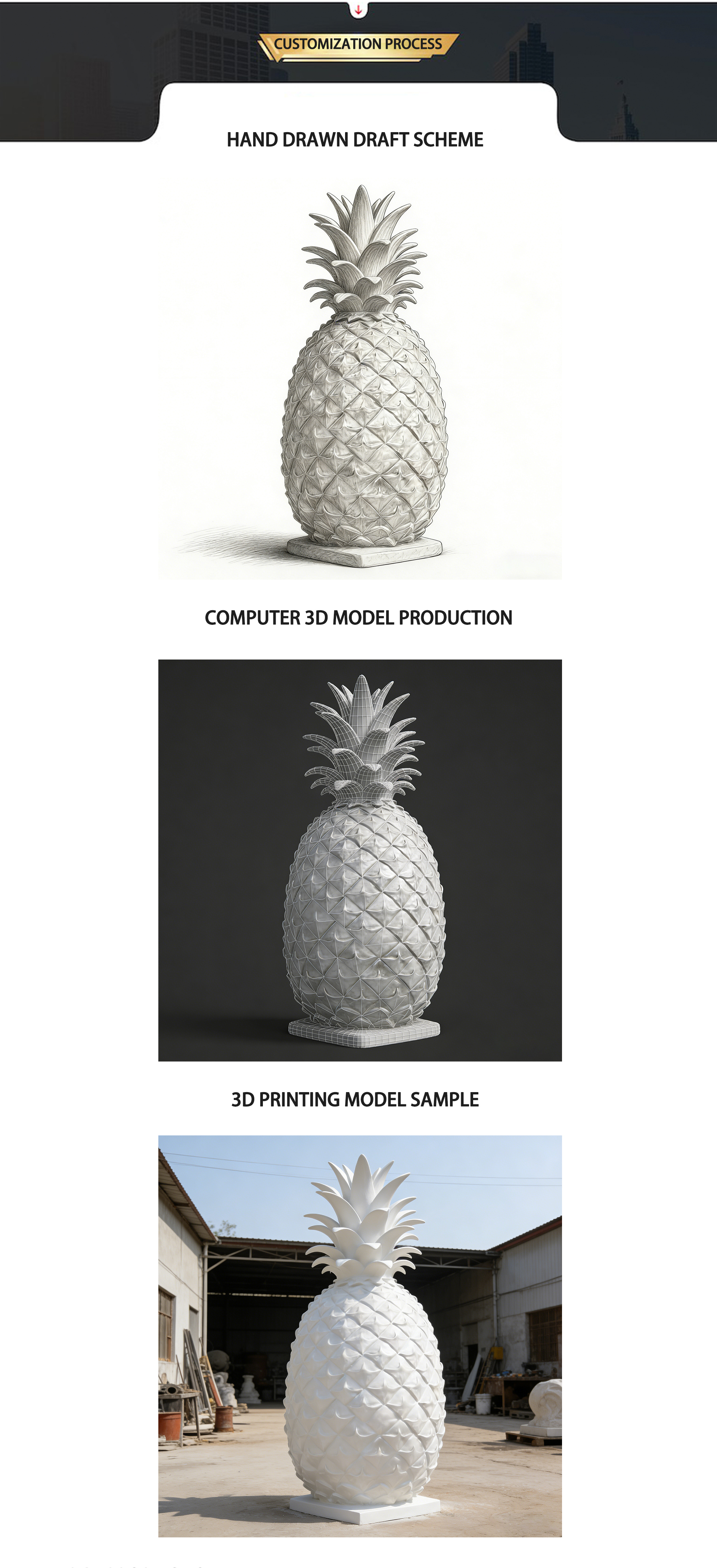 Bronze Pineapple Statue Elegant Home and Garden Decor Perfect for Living Room Patio or Office Accent Piece