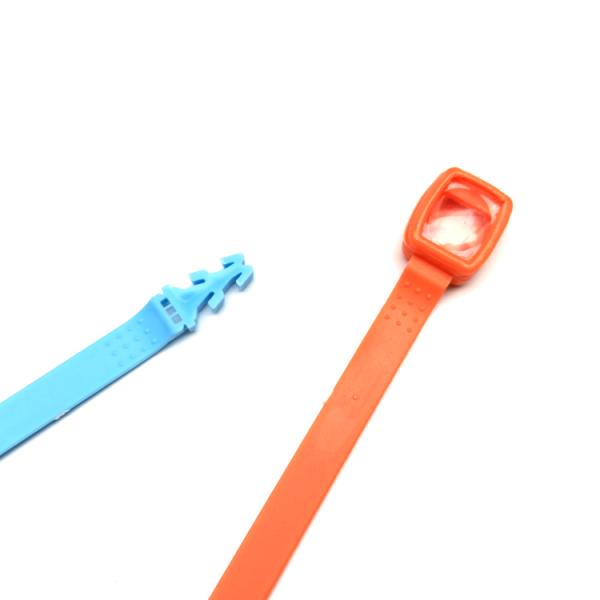 High Strength 194 N Plastic Security Seal with 222 mm Overall Length and PP PC Material for Secure Cargo