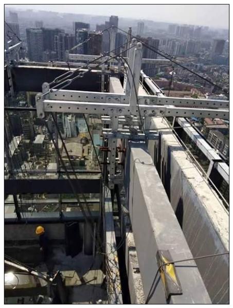 High rise maintenance Malaysia aluminium temporary gondola ZLP630 for sale