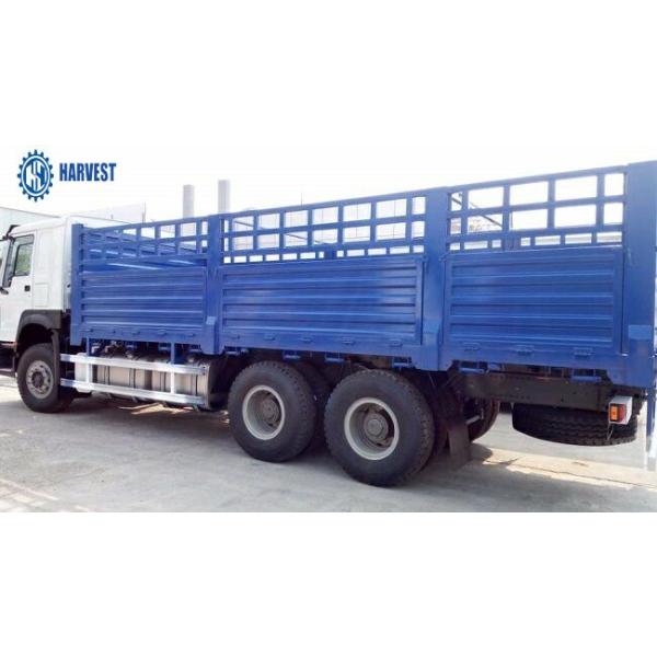 Max Speed 102km/H Sinotruk Howo 7600x2300x1400mm Heavy Cargo Truck