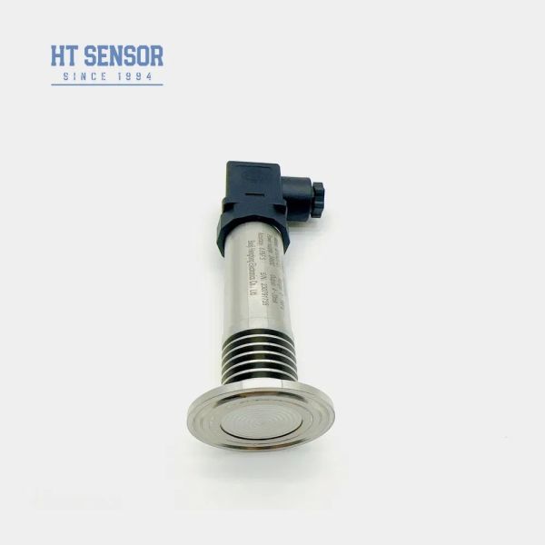 Hengtong Sanitary Clamp Type Pressure Transmitter with High Temp-Resistance, 0.5% Accuracy, and IP65 Protection