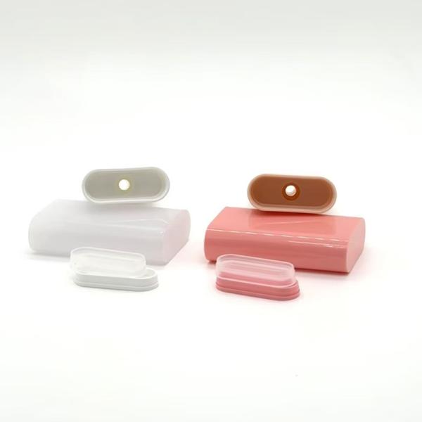 Custom 20G Plastic Empty Deodorant Balm Stick Blush Bottle Packaging Bottom Rotation for Deodorant Cream Custom UV Printing