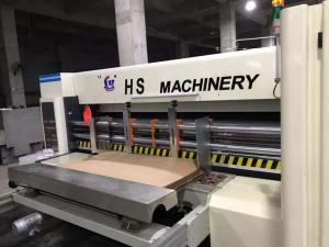 Impressão de tinta de alta velocidade ondulada automática de Flexo da máquina de