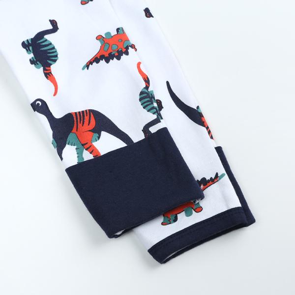 Boys' And Girls' Newborn Footed Rompers Zip Front Non-Slip