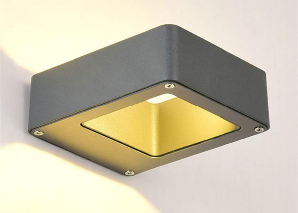 5Watt LED Outdoor Wall Lights Square Frame Aluminum Shell Shine Up And Down