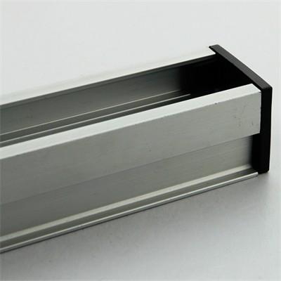 Flow Roller Track Custom Aluminum Extrusion , Metal Extrusion With Flange Wheels