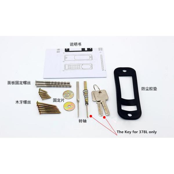 Keyless Mechanical Doorlock Easy To Use Push Button Entrance Lock