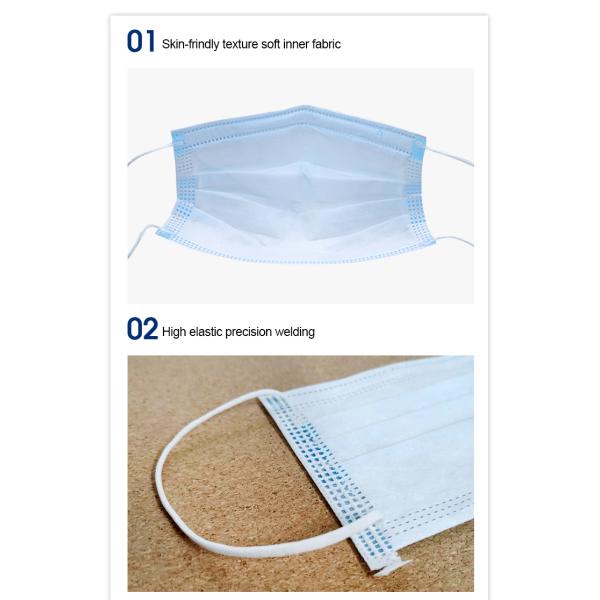 FDA US Standard Medical Surgical Face Mask For Hospital Clinic Healthcare