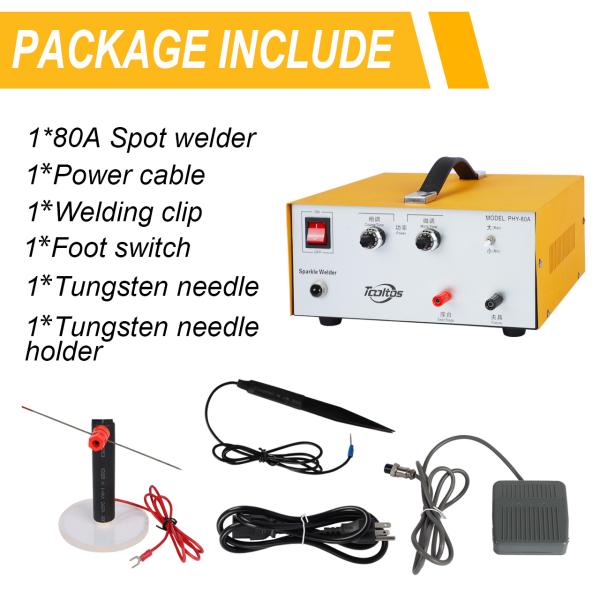 Easy Operation 80A Adjustable Jewelry Welding Machine