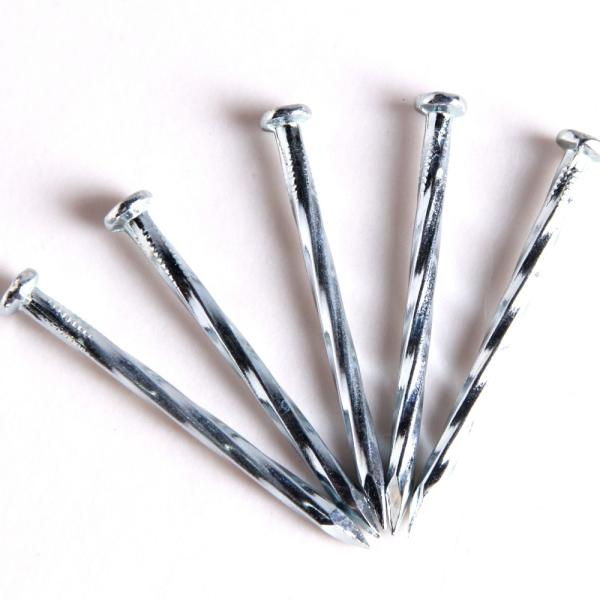 Straight Shank Diamond Tip Electro Galvanized Steel Concrete Nails 45# 55#