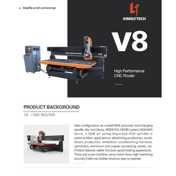 Машина 4000RPM маршрутизатора Cnc Woodworking винта шарика акриловая