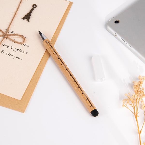 Bamboo Creative Pencil Eternal Pencil Scale Stylus Pens For Touch Screens