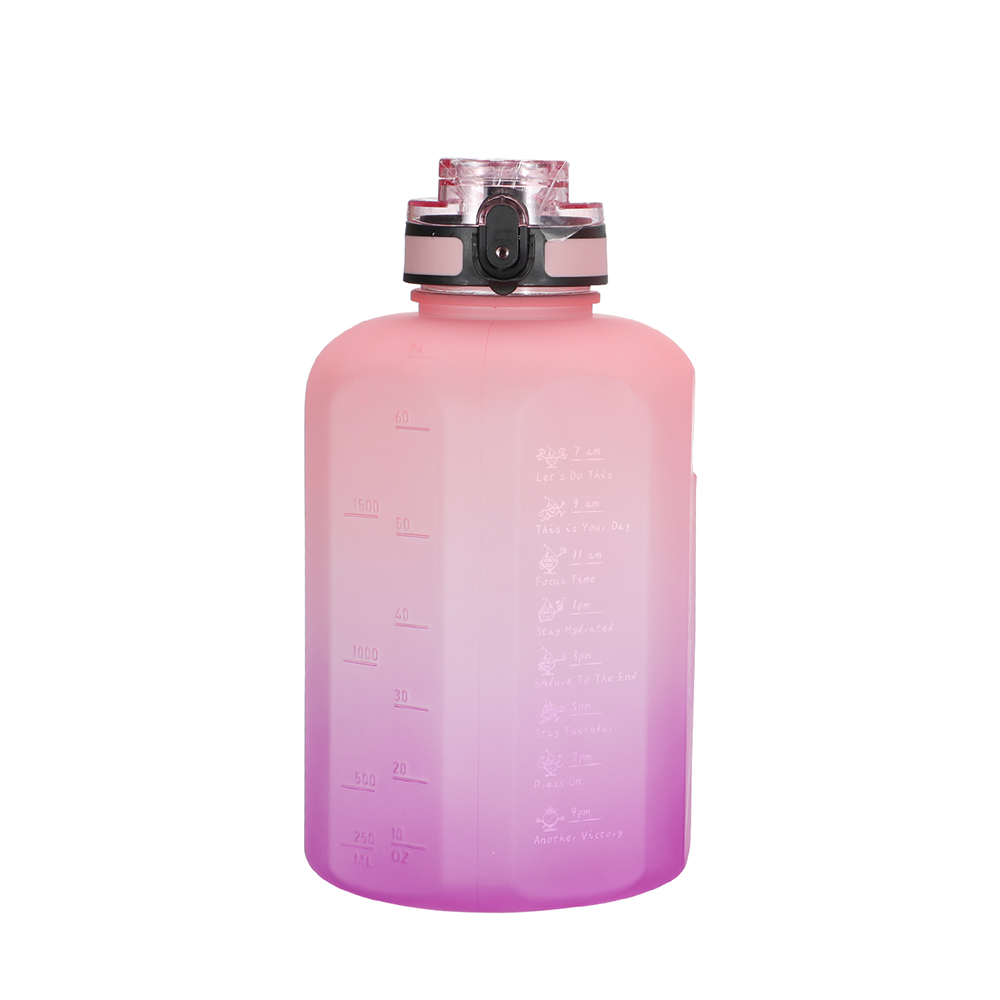 2200ml бутылка с водой 14x14x25cm Tritan спортзала 5 галлонов пластиковая