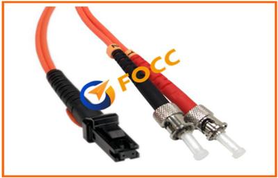 ST To MTRJ Duplex Fiber Optic Patch Cables 2.0mm, 62.5/125μm OM1 With PVC Jacket
