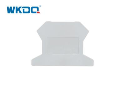 Especificação padrão Grey Color do bloco de terminais UK2.5 UK4N UK6N da distribuição de poder da placa de cobertura da extremidade D-JUK1.5