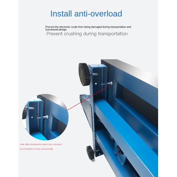 Escala de la plataforma de suministro de energía AC/DC 300 kg Capacidad Material ABS 150 kg 500 kg Balanza electrónica digital para pesaje