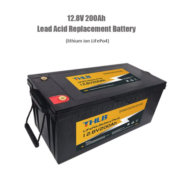 Quality Lifepo4 12.8V 200Ah Lead Acid Replacement Battery from factory 2580Wh