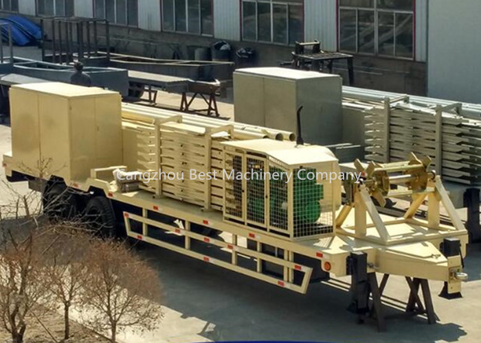 PPGI GI Mobile K Span Roll Forming Machine For Masonry Concrete And Steel Structures (ППГИ ГИ Мобильная K Спан Руловая формовая машина для каменного строительства бетонных и стальных конструкций)