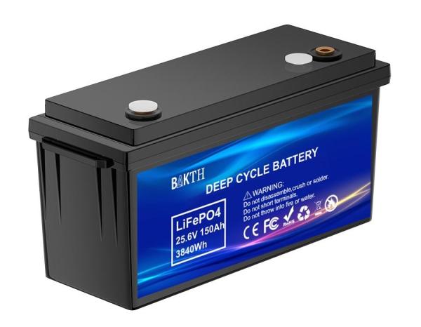 Batterie au lithium de 150Ah LiFePO4 24V LiFePO4 batterie solaire avec plusieurs fonctions