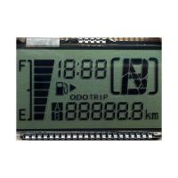 Pantalla LCD HTN personalizada de alta calidad de ocho formas monocromática de 7 segmentos pantalla gráfica LCD para instrumentos de motocicletas