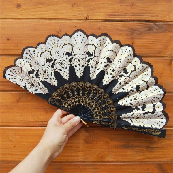 [I AM YOUR FANS]Good Quality Classic Giveway Gifts Plastic Frame Hand Fan Plastic White Wedding Fans