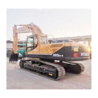 30 Ton Used Hyundai 305 Excavator in Shanghai Original Hydraulic Pump Health Condition