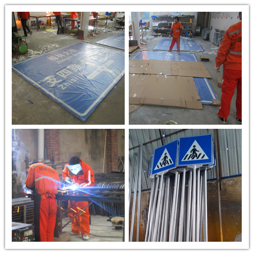 High Reflective Aluminum Board 1.5mm Thick Danger Traffic Signs