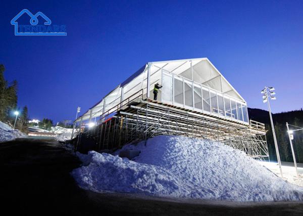 Tendas de festa OEM à prova de sol Tenda de evento permanente para 2000 pessoas Tenda decorada para festas