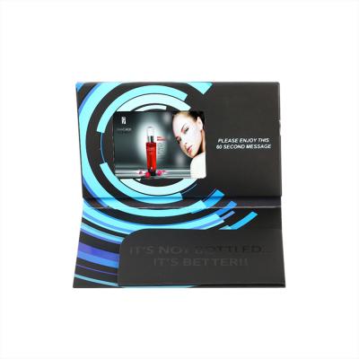 2.4 Inch LCD Video Business Cards Multipage Printing For promotion ROHS Certificate