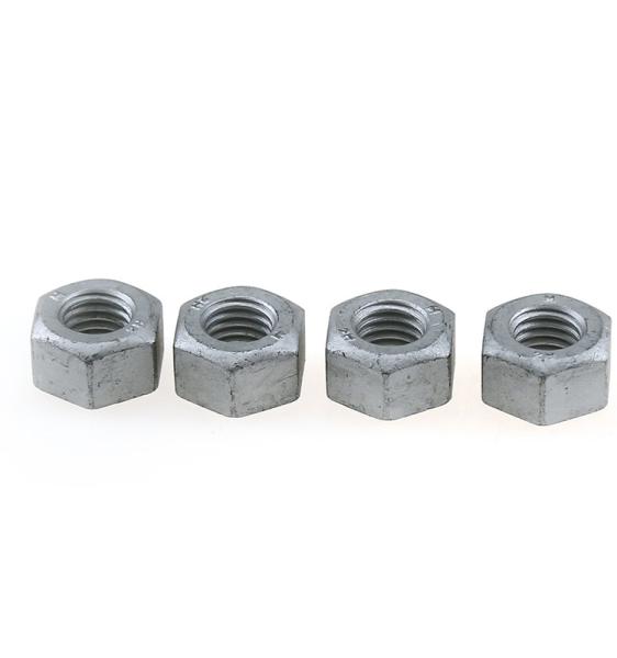 DIN 934 Hot Dipped Galvanized Hex Nut Carbon Steel M8 M10 For Rough Surfaces