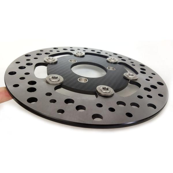 Natural Color Carbon Fiber Front 220mm Brake Disc for Honda Wave 110 125 Replace/Repair