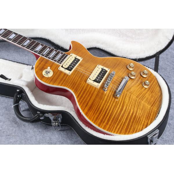 Slash 1959 Les standard Reissue tiger flame electric guitar, Slash signature LP guitar ems free shipping