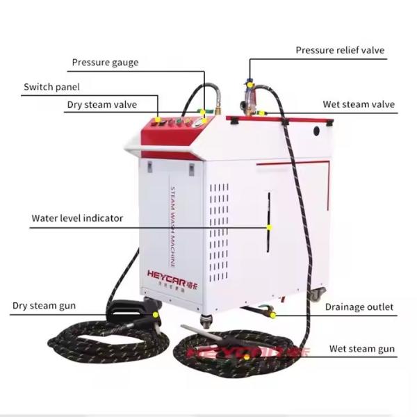 High Temperature Steam Washing Machine Customer's Request 9KG Pressure Steam Cleaner for Steam Car Wash