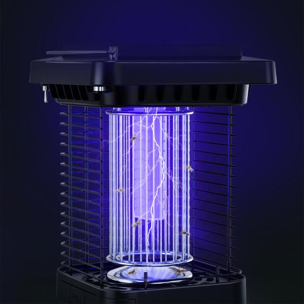 Outdoor Solar Powered Mosquito Killer Lamp Portable Usb Rechargeable Courtyard Lights