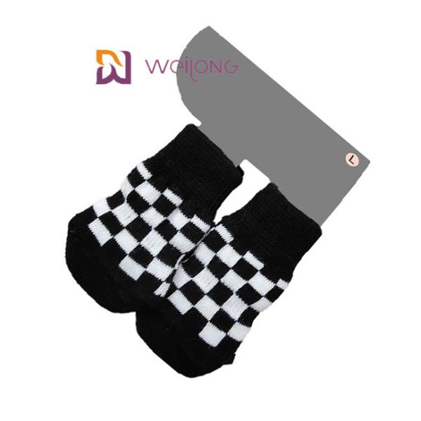 Носки тракции собаки картины шотландки косоугольника сильные для выскальзывания паркетов анти-