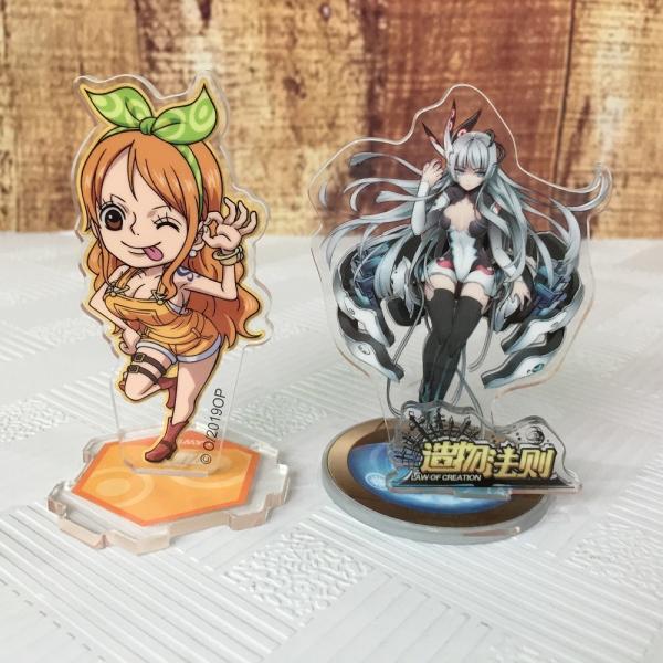 Multicolor Cartoon Character Ornaments Anime Figure Acrylic Stand Up Standee